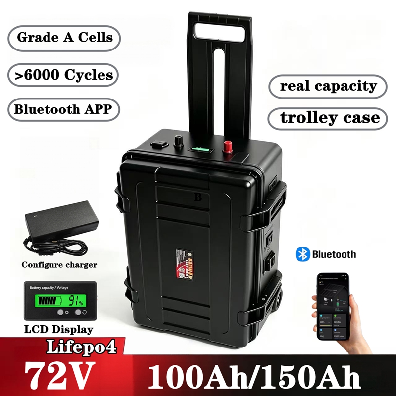 72V Waterproof LiFepo4 Lithium - Lifepo4 72V 100Ah Battery Pack Ev ulasan dan harga